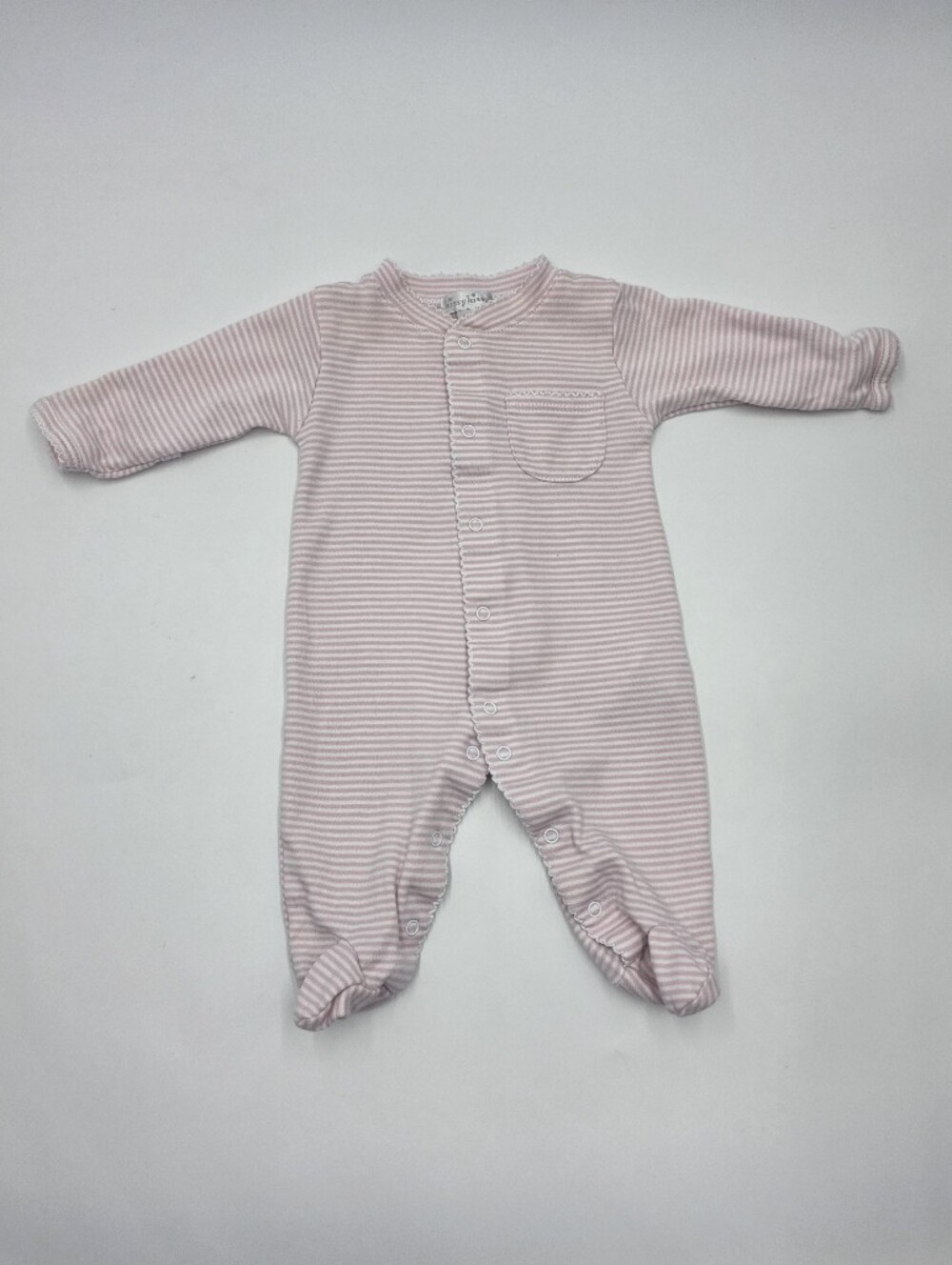Kissy Kissy baby girl pink sleeper size newborn